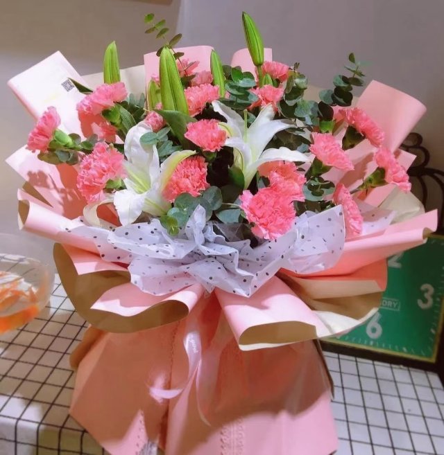 白荷康乃馨/902#
