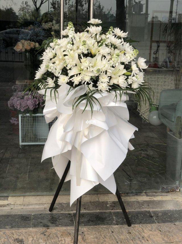 白菊花/白荷花篮/12#