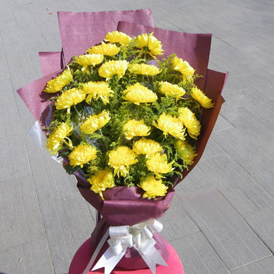 黄菊花花束/16#