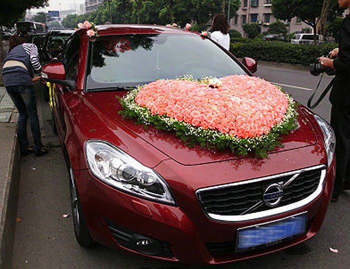 粉色玫瑰花车/90#