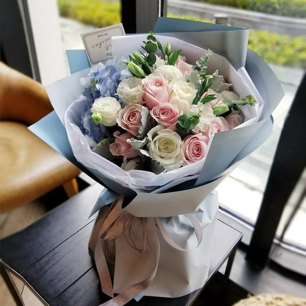 粉玫/香槟/绣球花/193#