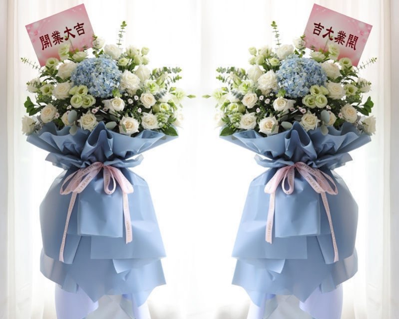 白玫瑰/绣球花/67#
