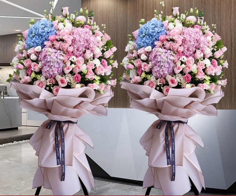 粉玫瑰/白玫瑰/深粉玫瑰/绣球花/78#