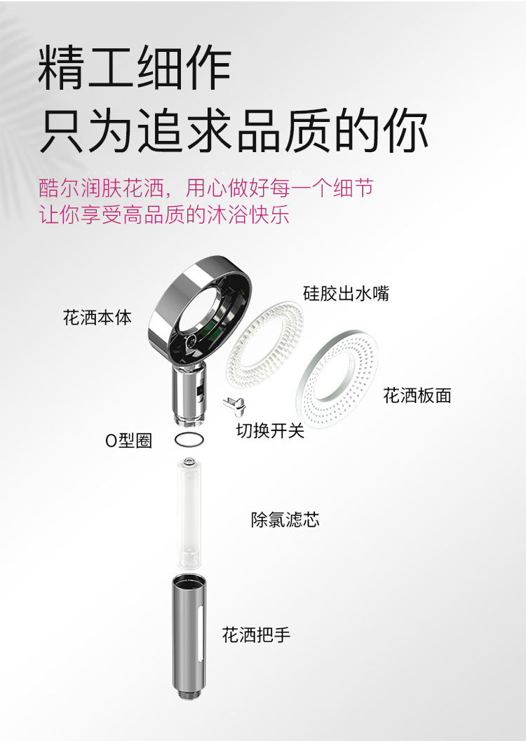 VC润肤除氯花洒过滤器