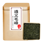 遵义特产毛峰-绿茶-贵州凤冈锌硒茶叶-特级明前嫩芽礼盒罐装