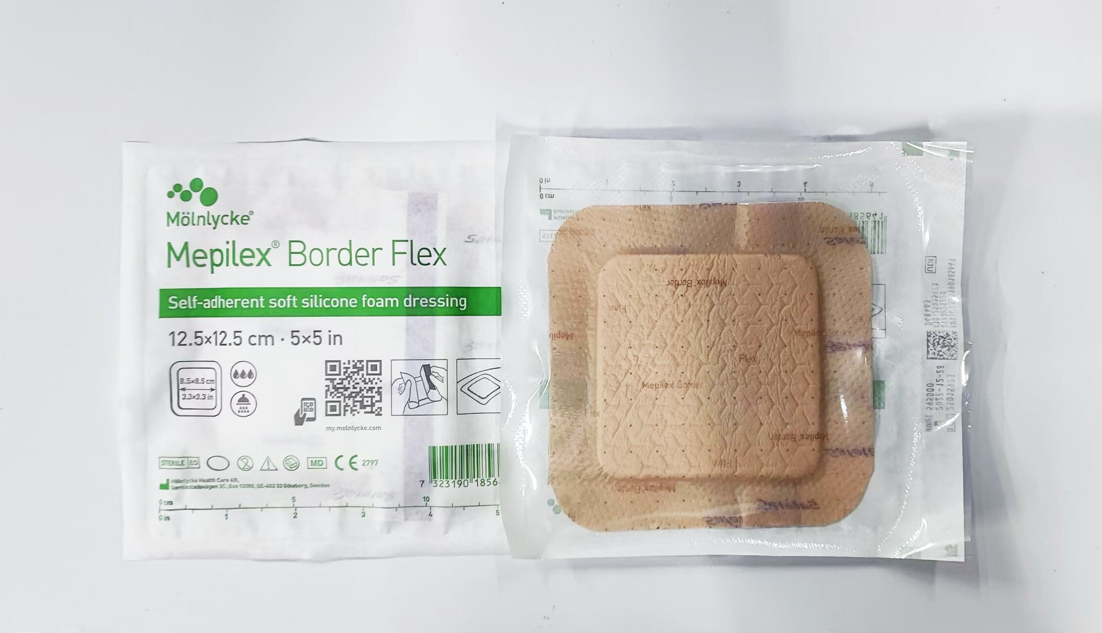 新美皮康有边型泡沫敷料12.5*12.5cm