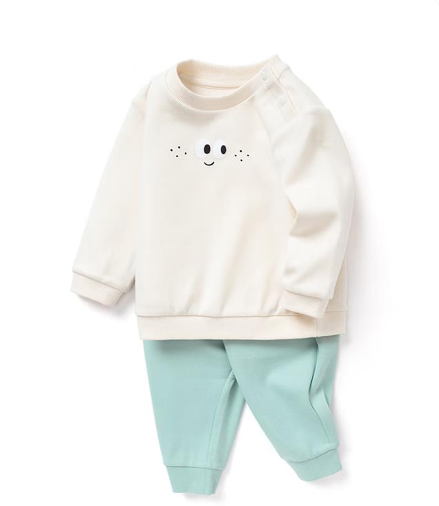 宝宝秋装婴儿长袖儿童衣服两件套简洁大方时尚