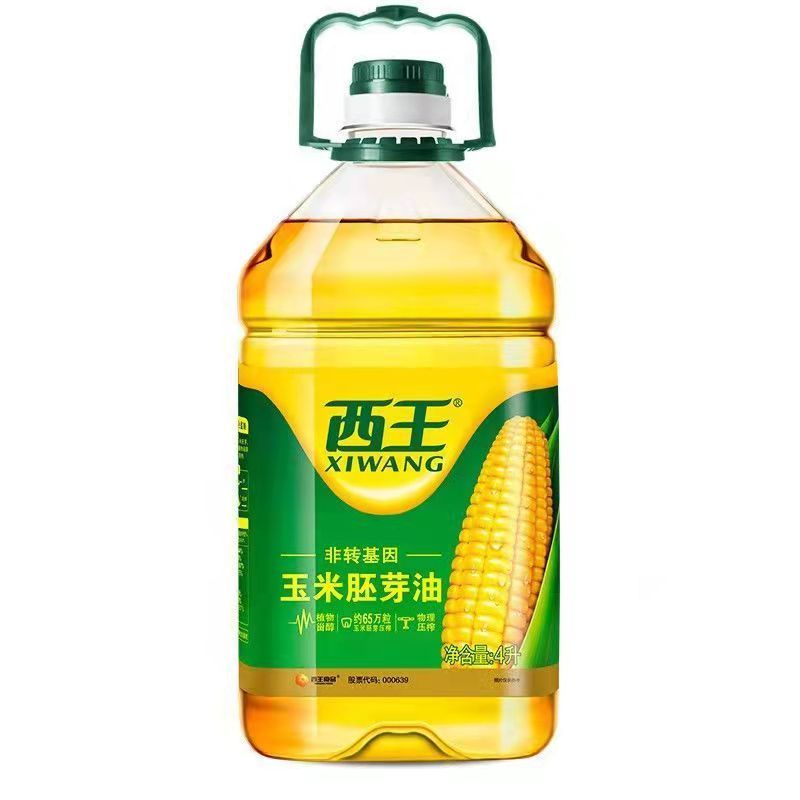 【正品保证】西王玉米胚芽油4L非转基因物理压榨家用烹饪（9000699）