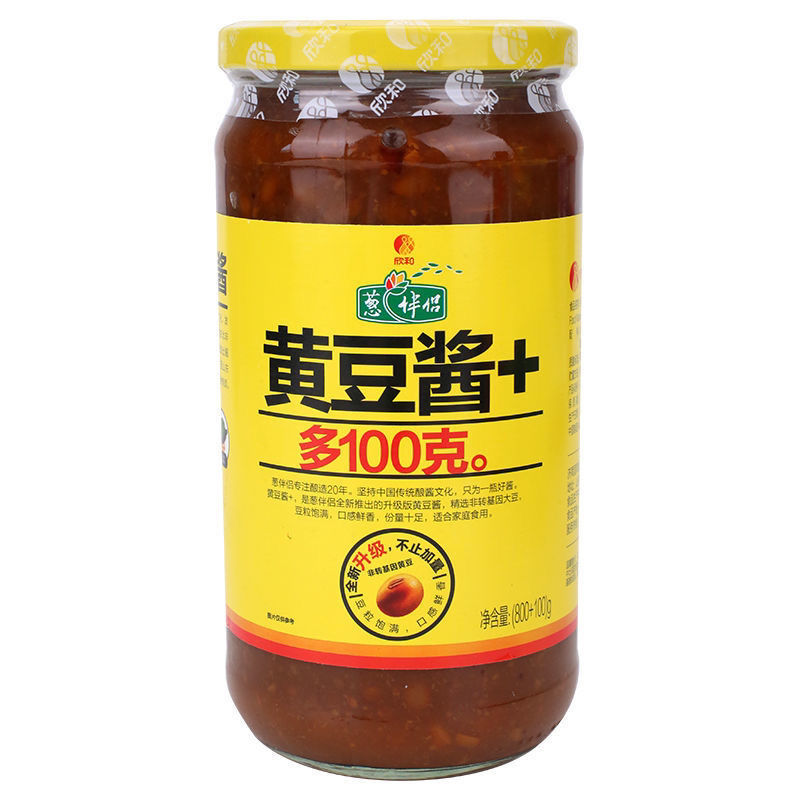 【欣和】葱伴侣黄豆酱原味900g/瓶