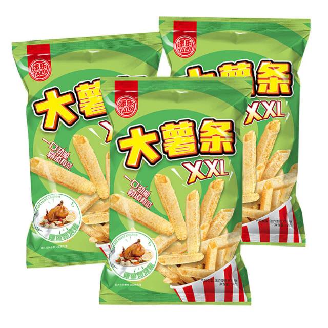 添乐 大薯条XXL 飘香烤鸡味影院大薯型 70克/包（909268）