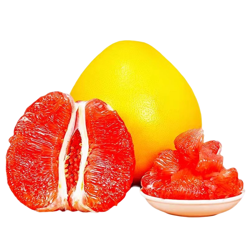 【春风优鲜】新鲜超甜红心柚子 当季薄皮大红肉蜜柚孕妇500g
