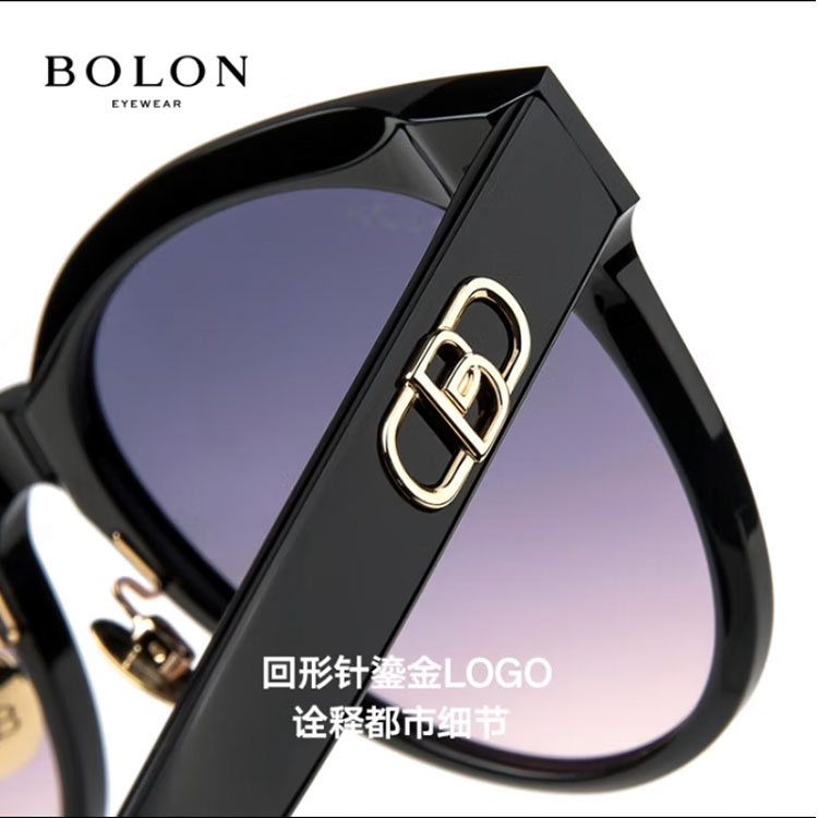 BOLON暴龙眼镜2023新品王俊凯同款方形偏光太阳镜男女墨镜BL3103