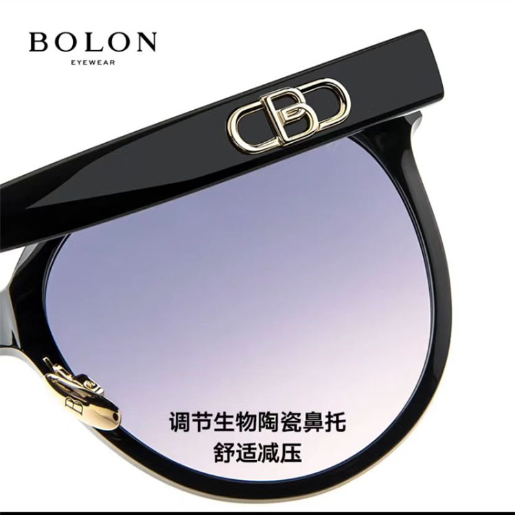 BOLON暴龙眼镜2023新品王俊凯同款方形偏光太阳镜男女墨镜BL3103