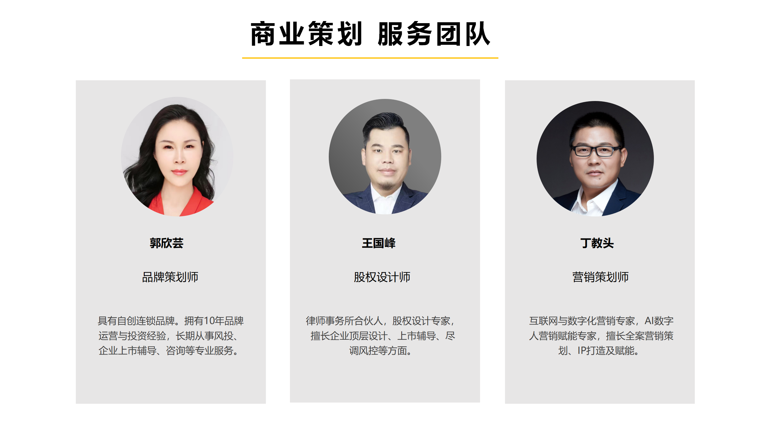 专业定制商业计划书