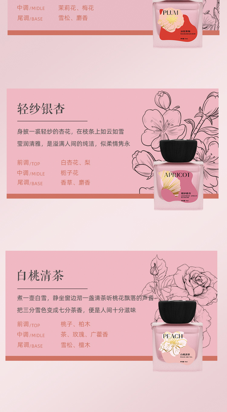 唐花传奇十二花神无火香薰-春