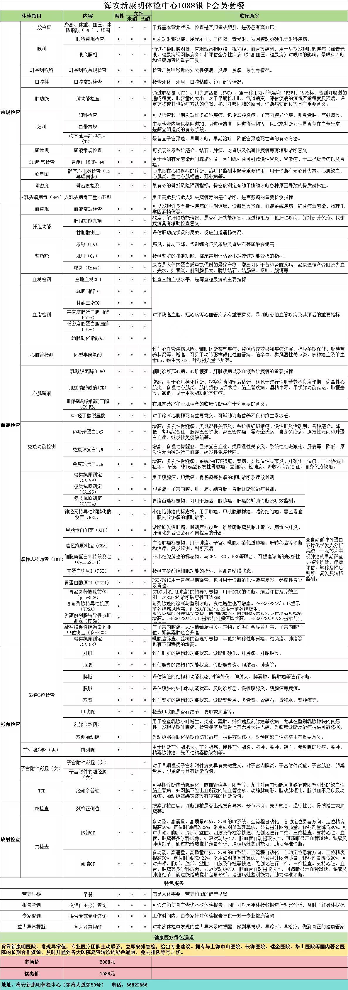 银卡会员体验套餐