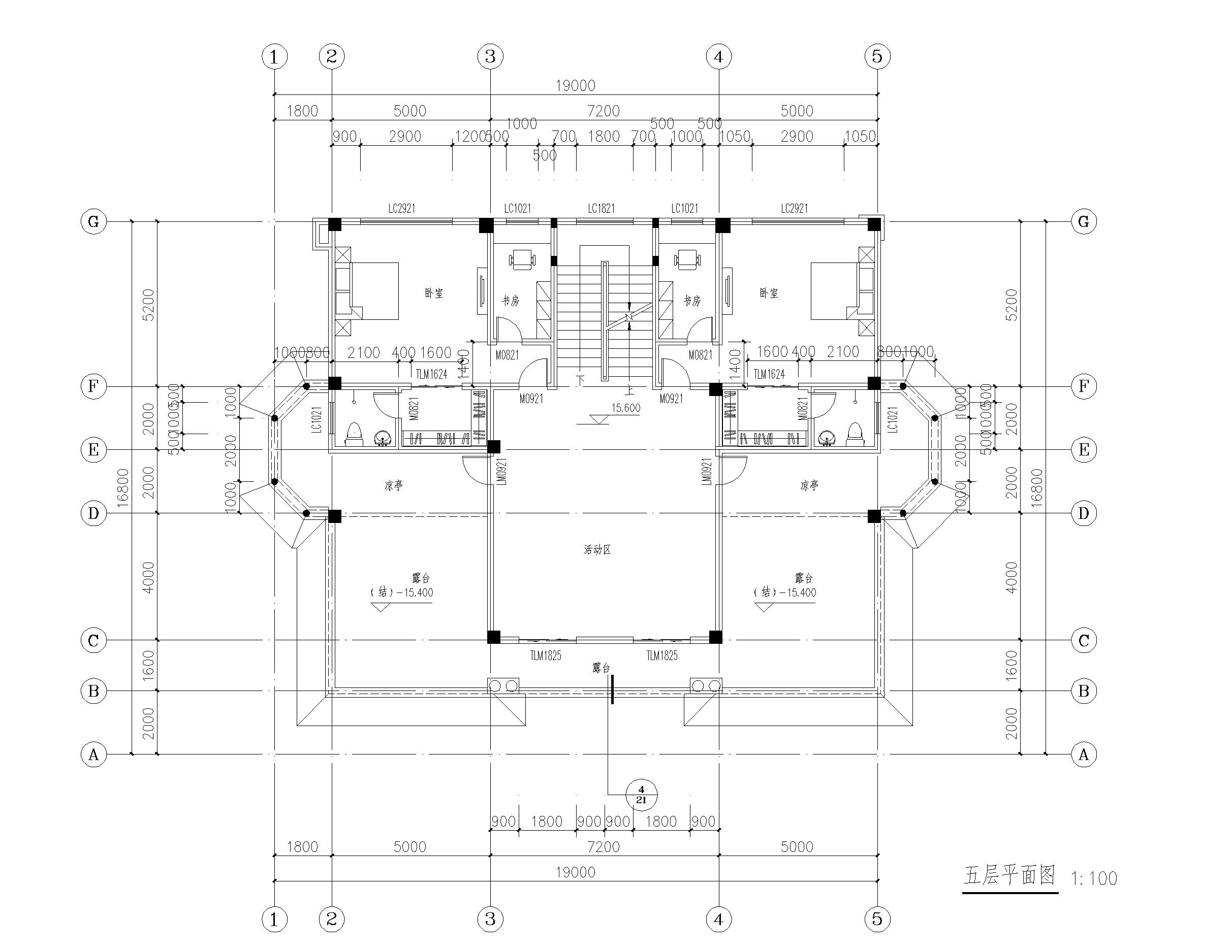 【HG023款】成品图纸欧式风格五层乡村别墅农村自建房设计图纸（全套图纸）打印版