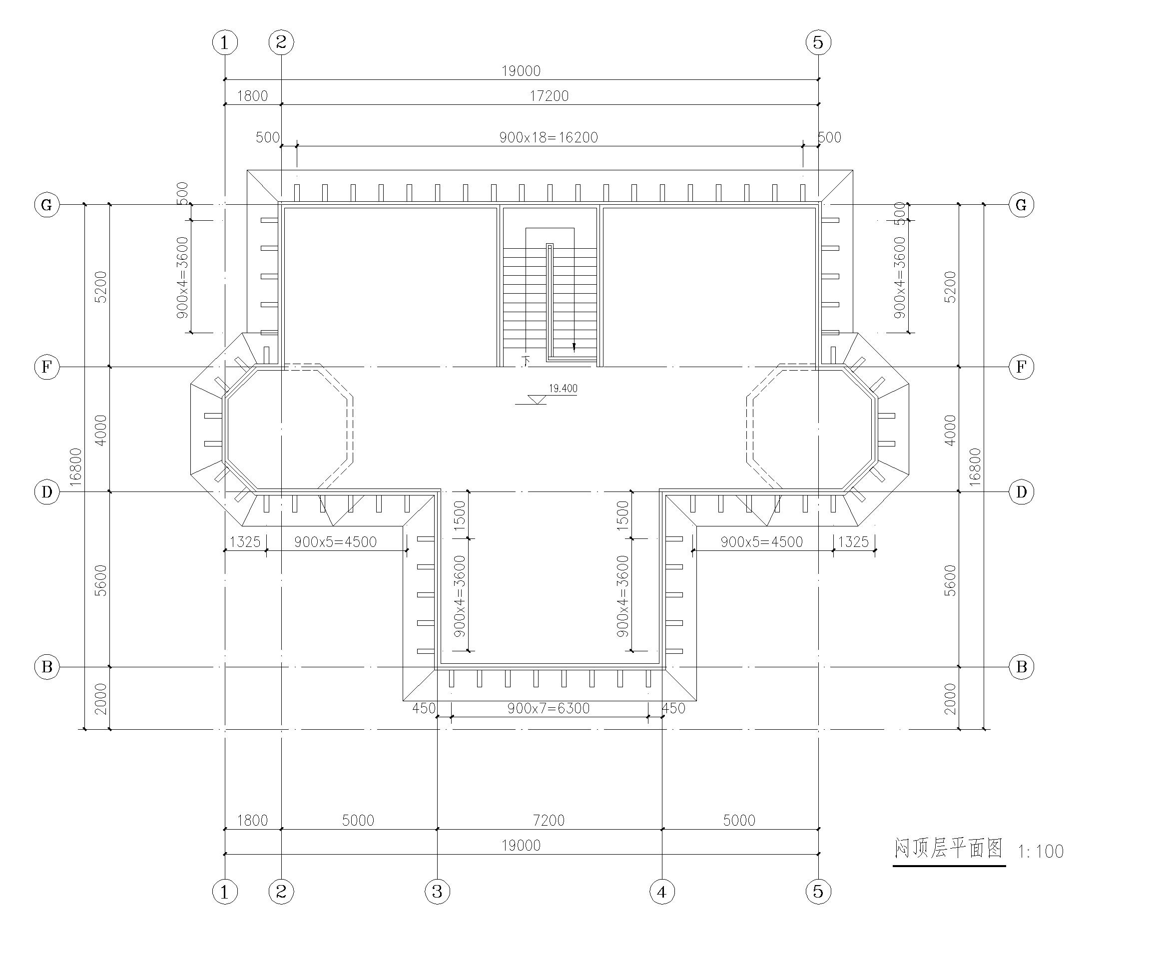 【HG023款】成品图纸欧式风格五层乡村别墅农村自建房设计图纸（全套图纸）打印版