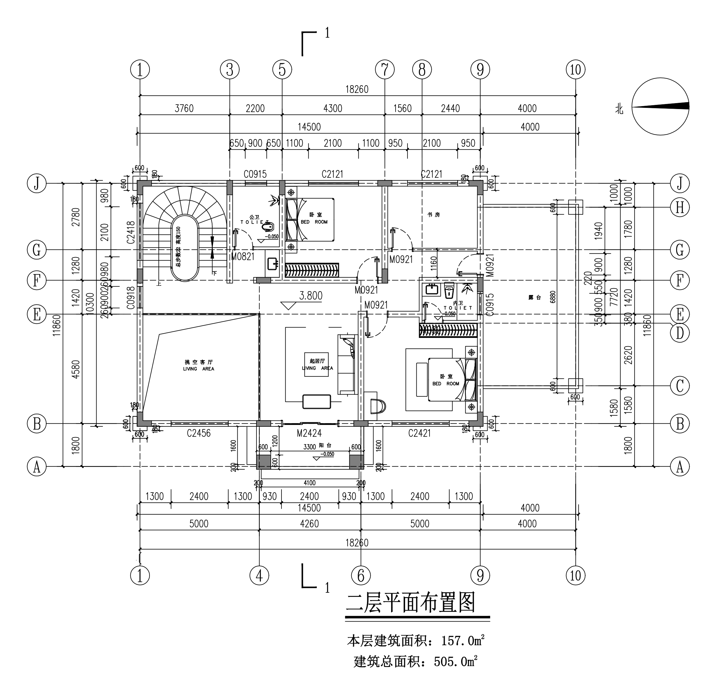 【F013款】成品图纸欧式三层乡村别墅农村自建房设计图纸（全套图纸）打印版.....