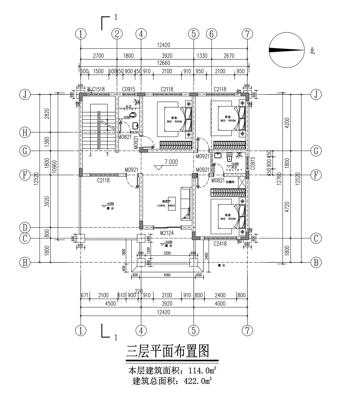 【F015款】成品图纸欧式三层乡村别墅农村自建房设计图纸（全套图纸）打印版.....