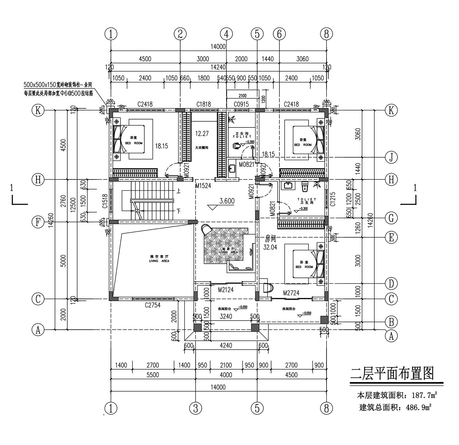 【F018款】成品图纸新中式三层乡村别墅农村自建房设计图纸（全套图纸）打印版.....