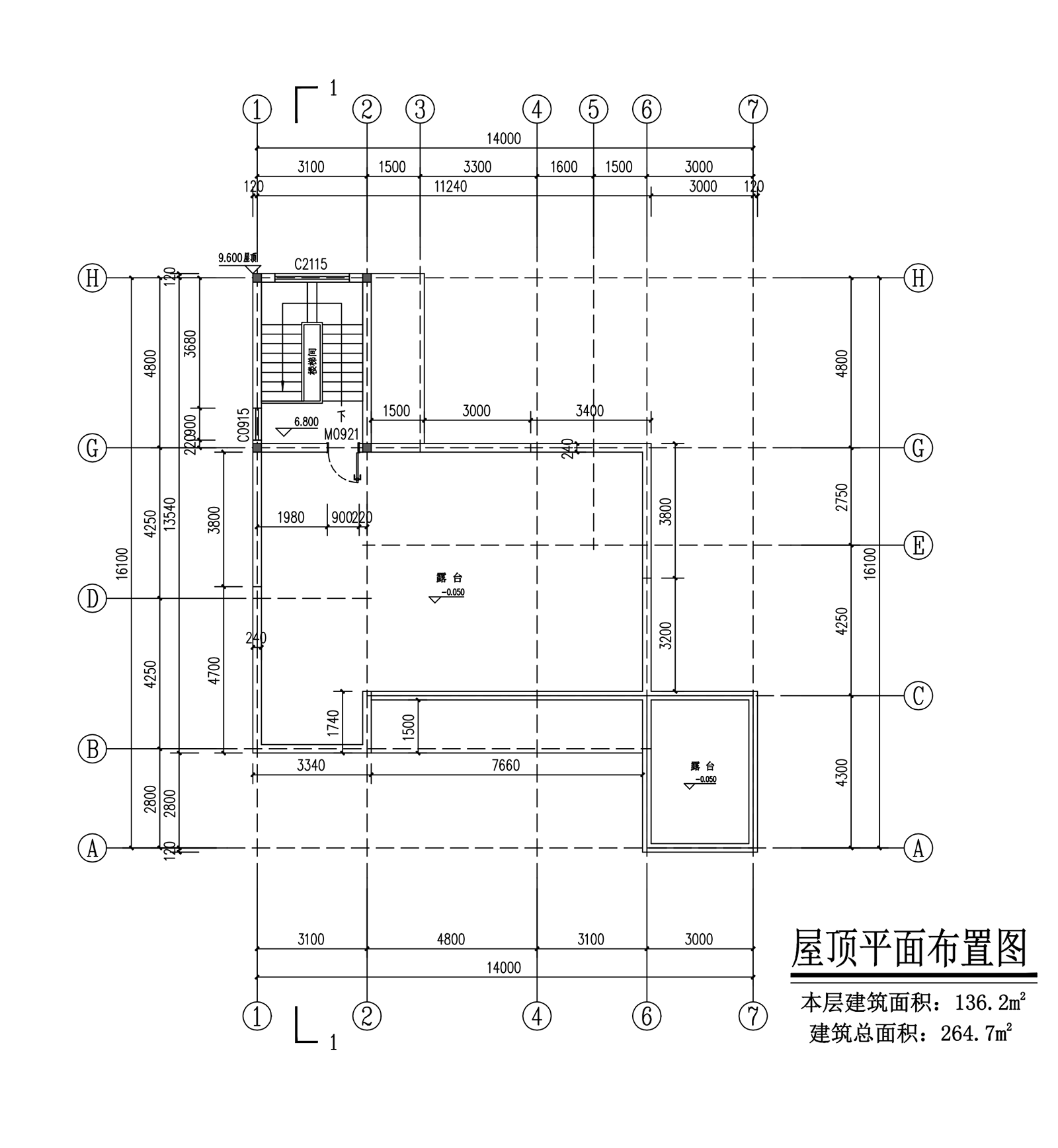 【F033款】成品图纸现代风格二层乡村别墅农村自建房设计图纸（全套图纸）打印版.....