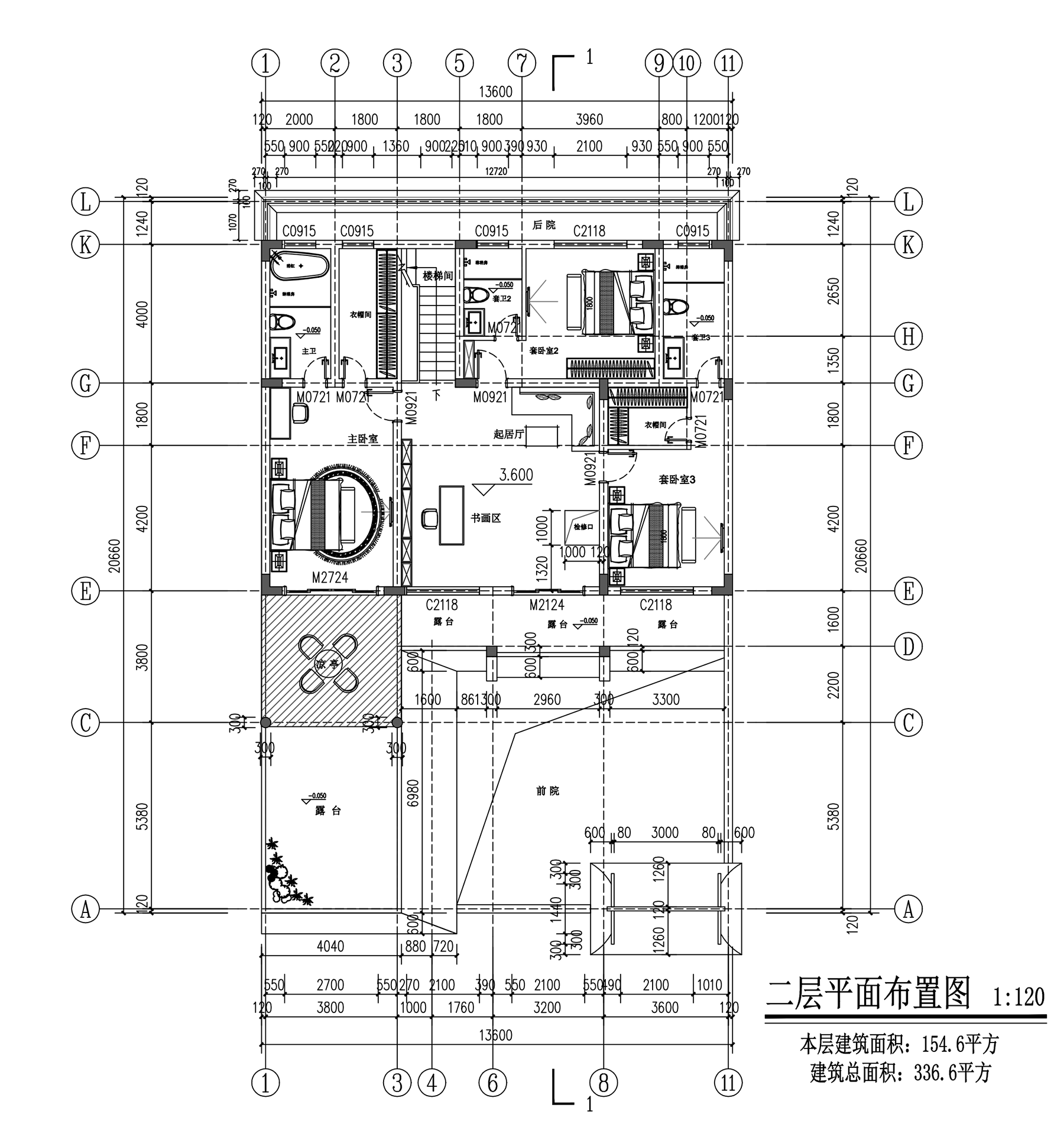 【F051款】成品图纸中式二层乡村别墅农村自建房设计图纸（全套图纸）打印版.....