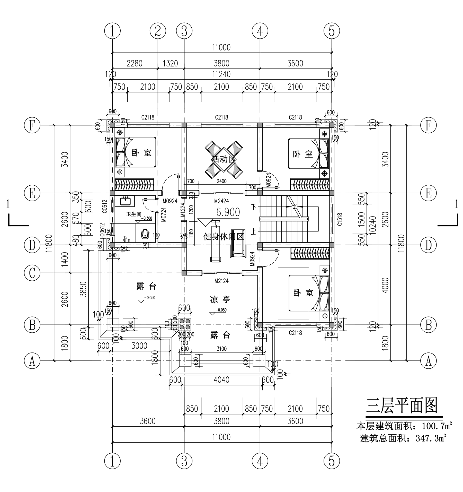 【F061款】成品图纸欧式三层乡村别墅农村自建房设计图纸（全套图纸）打印版.....