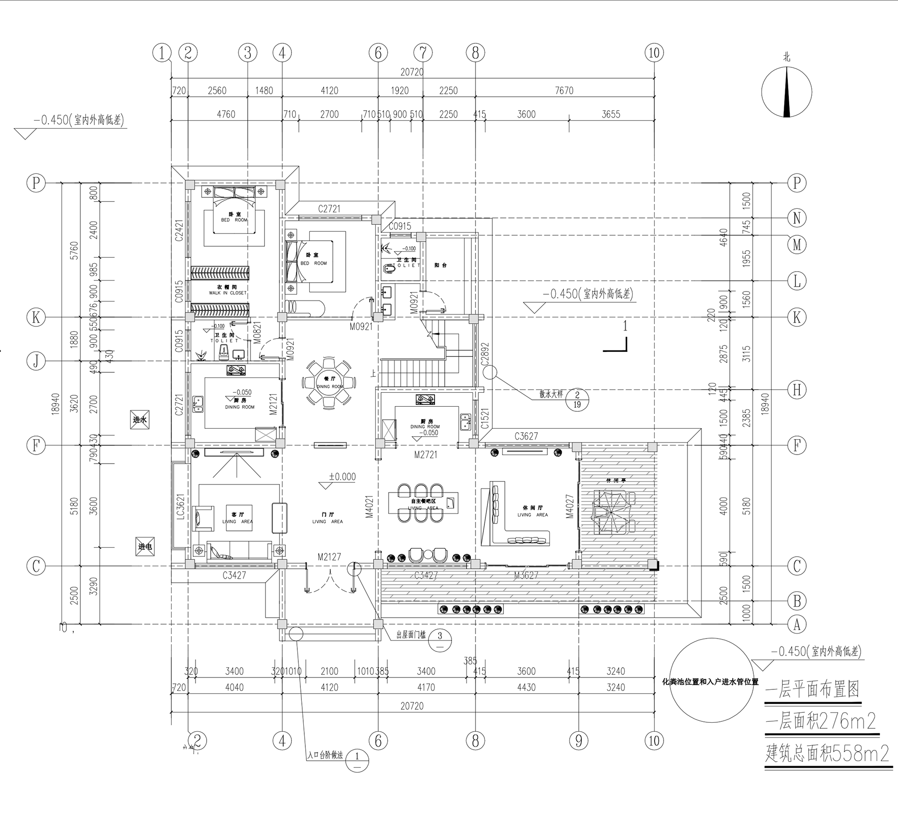 【F062款】成品图纸现代风格三层乡村别墅农村自建房设计图纸（全套图纸）打印版