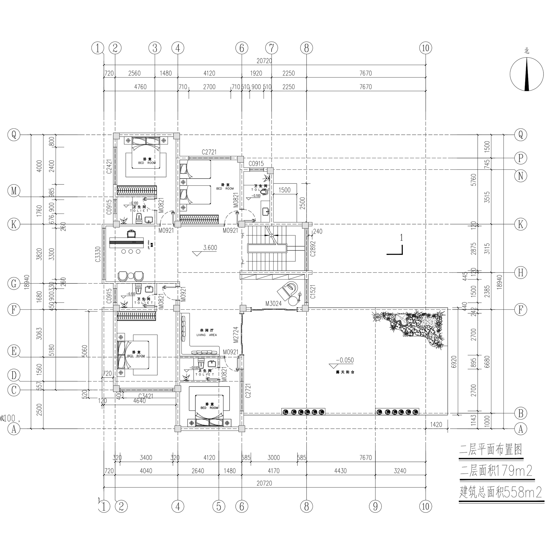 【F062款】成品图纸现代风格三层乡村别墅农村自建房设计图纸（全套图纸）打印版