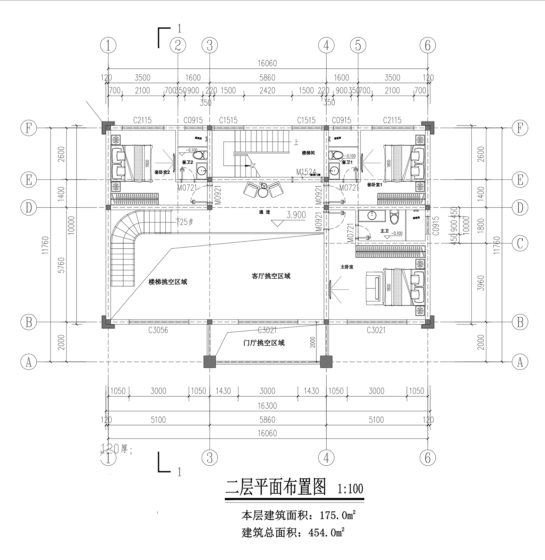 【F064款】成品图纸欧式三层挑高乡村别墅农村自建房设计图纸（全套图纸）打印版.....