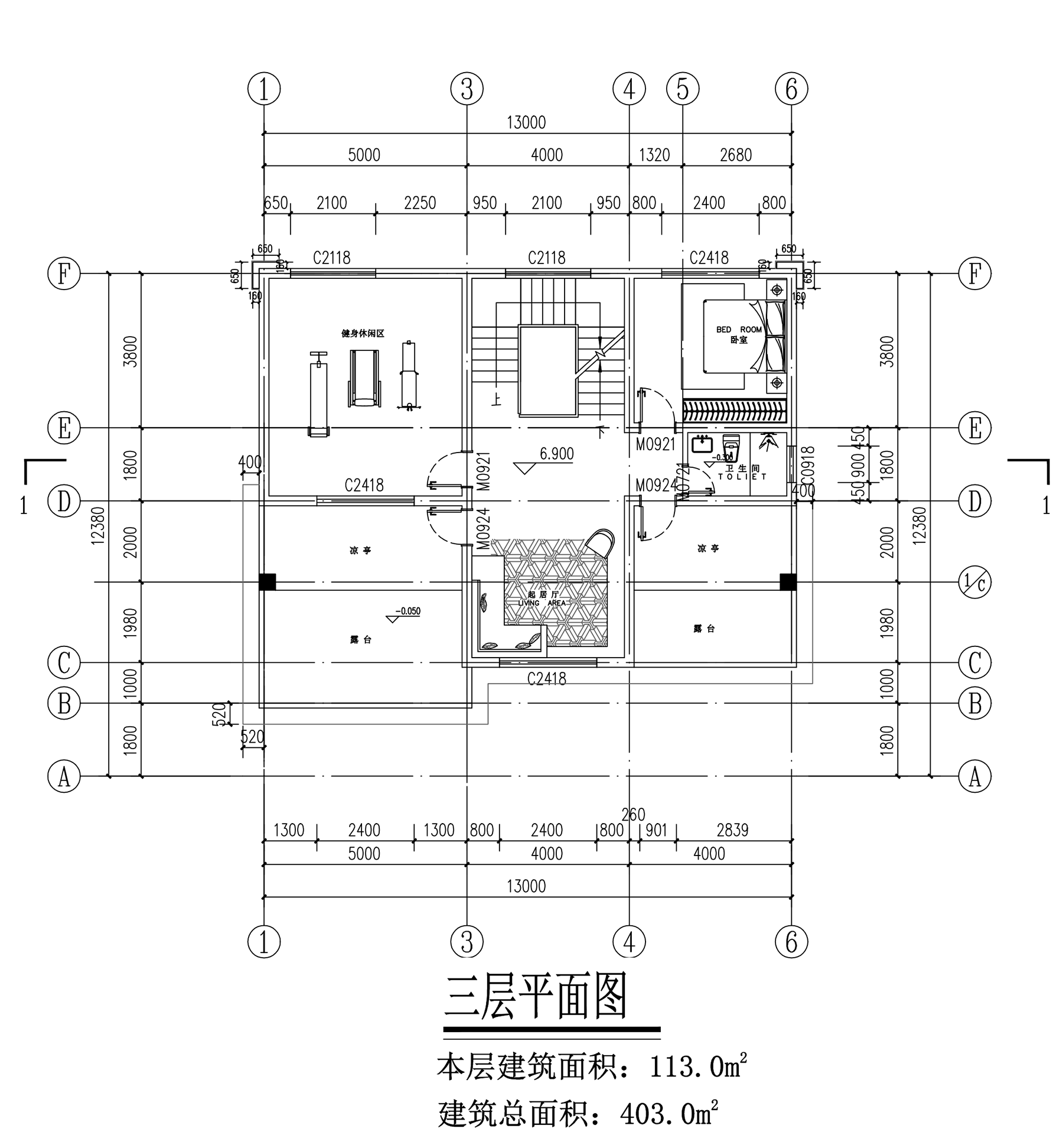 【F075款】成品图纸欧式三层乡村别墅农村自建房设计图纸（全套图纸）打印版.....