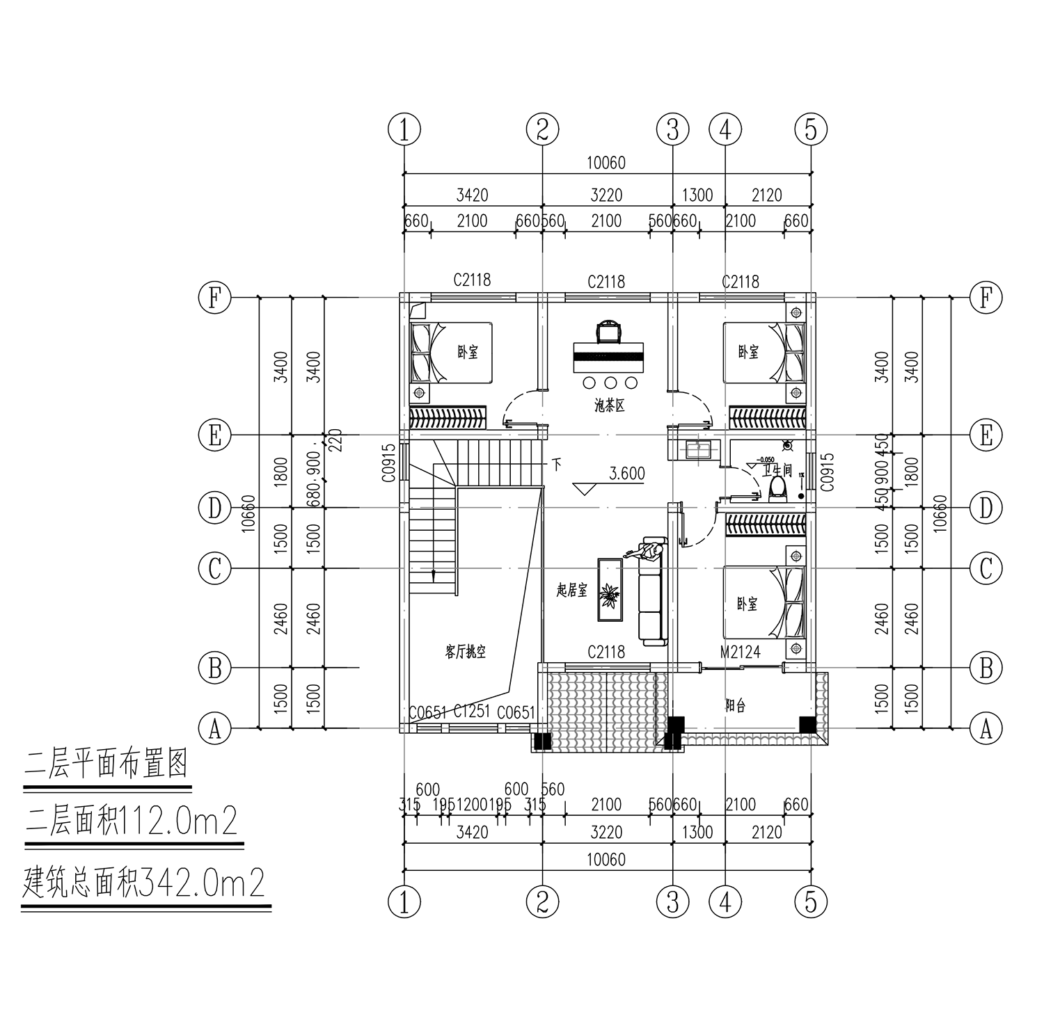 【F104款】成品图纸欧式二层带地下室乡村别墅农村自建房设计图纸（全套图纸）打印版.....