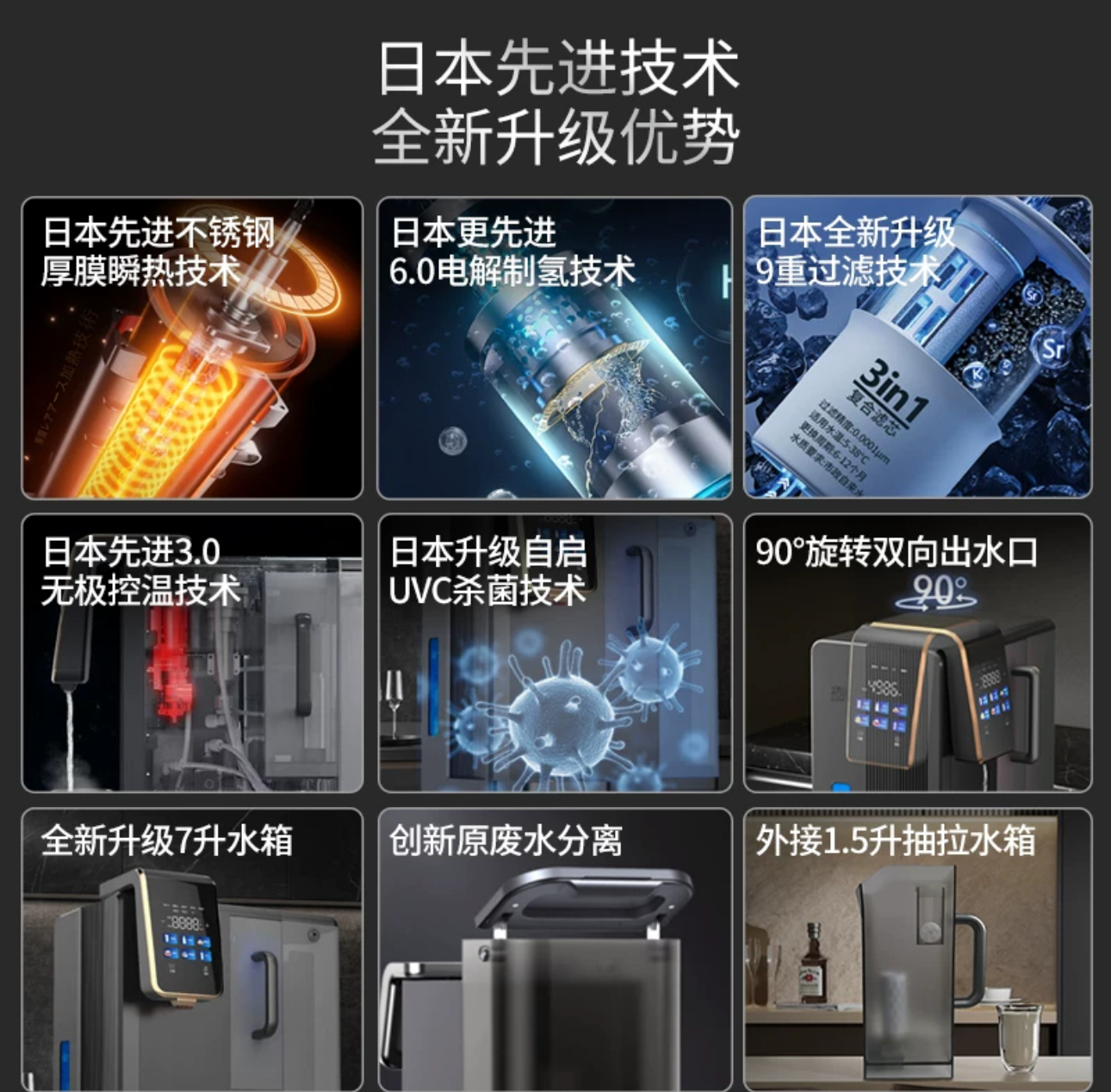 放鹤春宇旗舰款富氢净饮机