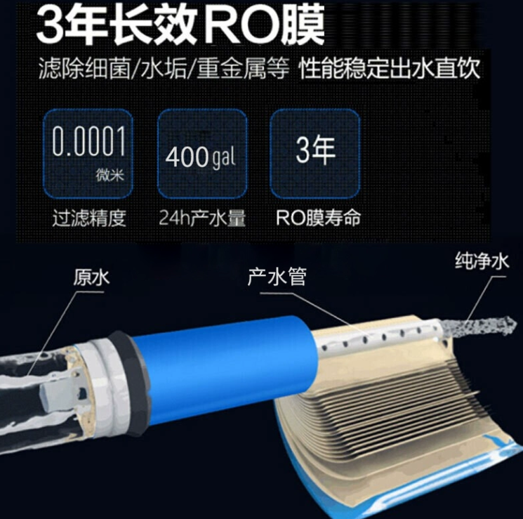 万宝400G家用直饮净水器