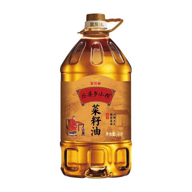 金龙鱼外婆乡小榨菜籽油4升（请在线下实体店购买）