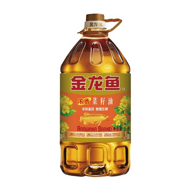 金龙鱼浓香菜籽油非转基因5升（请在线下实体店购买）