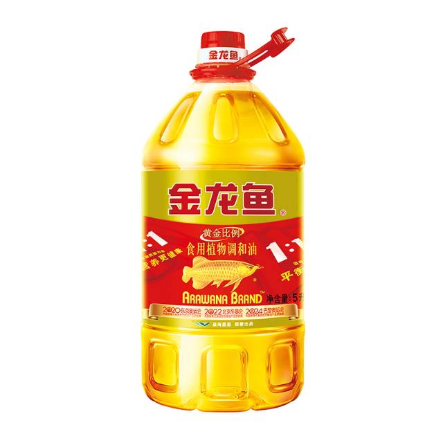 复制金龙鱼黄金比例食用植物调和油5升（请在线下实体店购买）