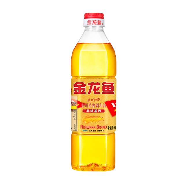 金龙鱼黄金比例食用植物调和油非转基因900亳升（请在线下实体店购买）