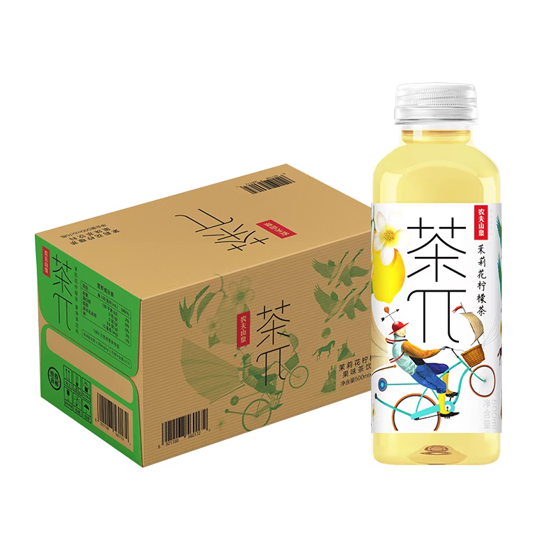 果味茶茉莉花柠檬茶500mlX15瓶/箱   48元/箱（请在线下实体门店购买）