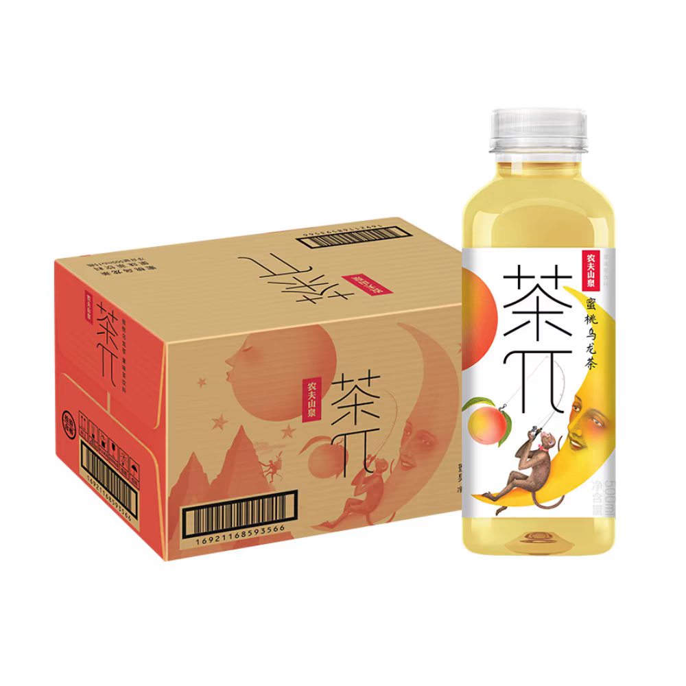 果味茶蜜桃乌龙茶500mlX15瓶/箱   48元/箱（请在线下实体门店购买）