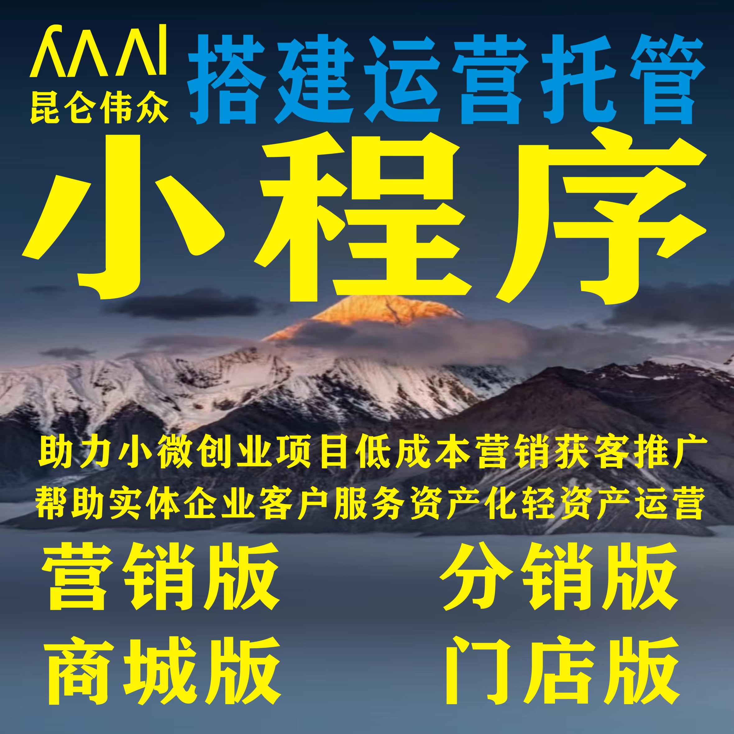 品牌小程序搭建/运营/托管/推广（免费给方案）