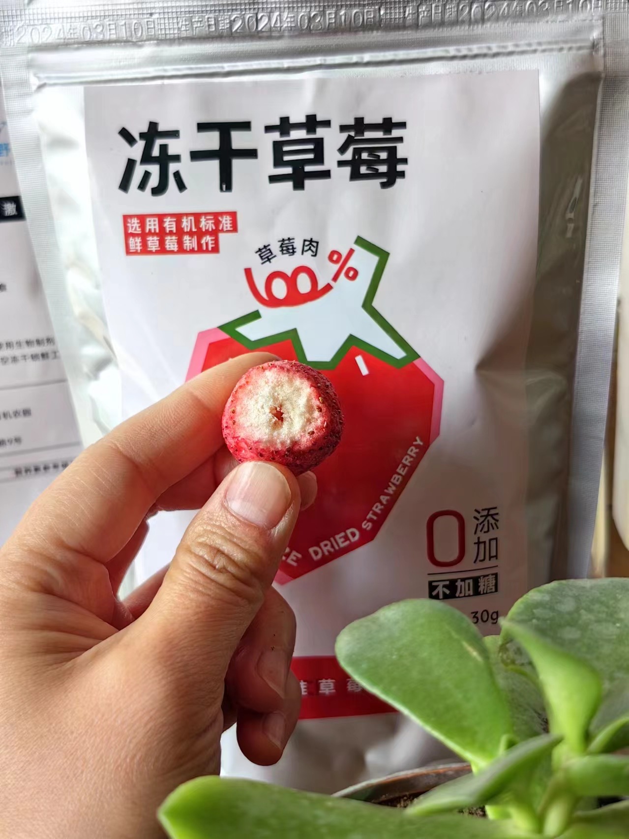 冻干草莓