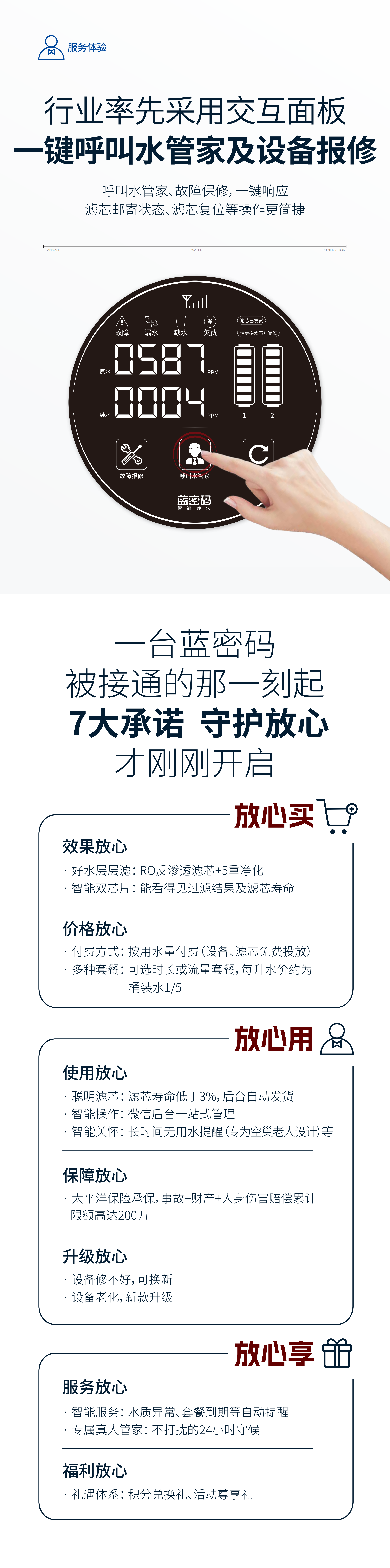 蓝密码净水器