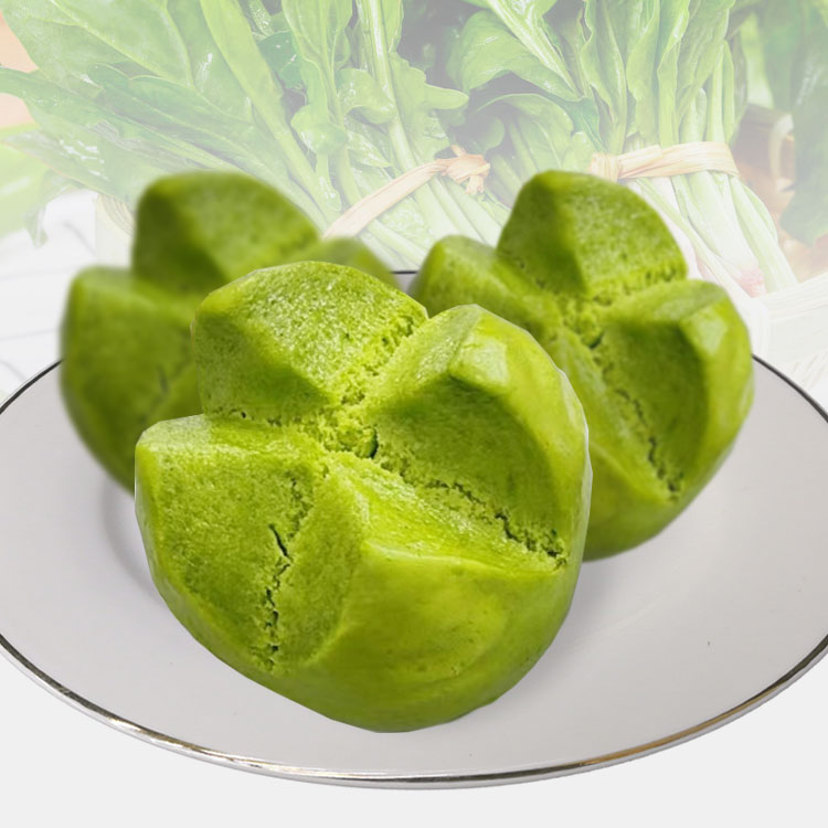 菠菜粗纤维馒头（满50元3公里内送货）