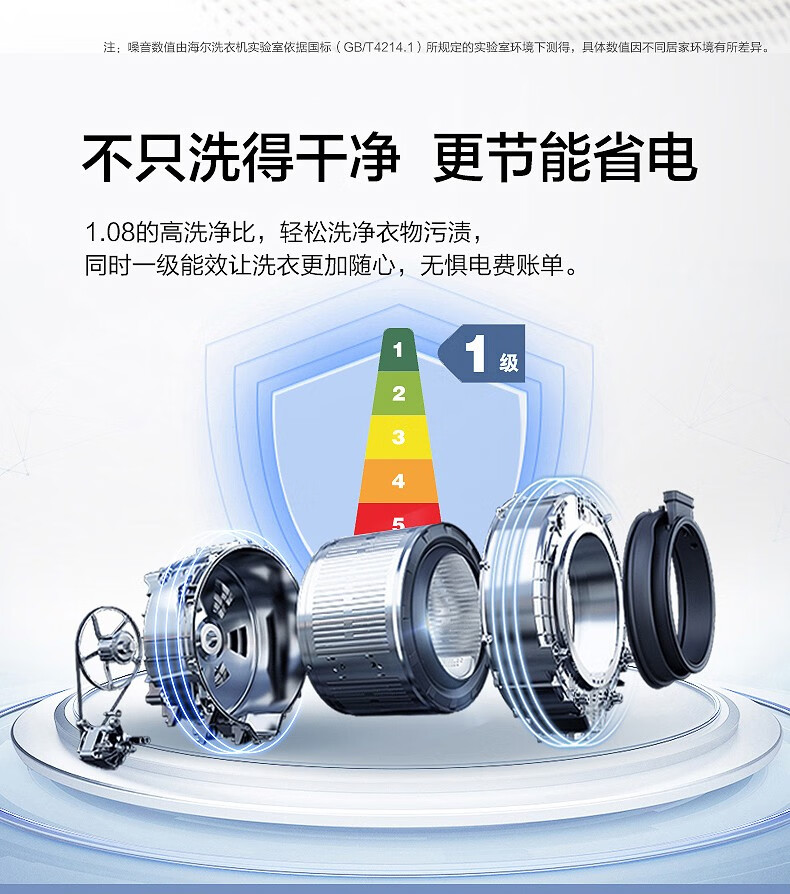 Haier/海尔 EG100MAX5S 滚筒洗衣机 智能投放 全自动家用 大容量10kg