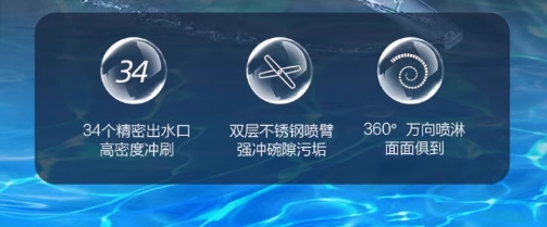 华帝  嵌入式洗碗机 全自动家用15套高压消烘干家用一体机