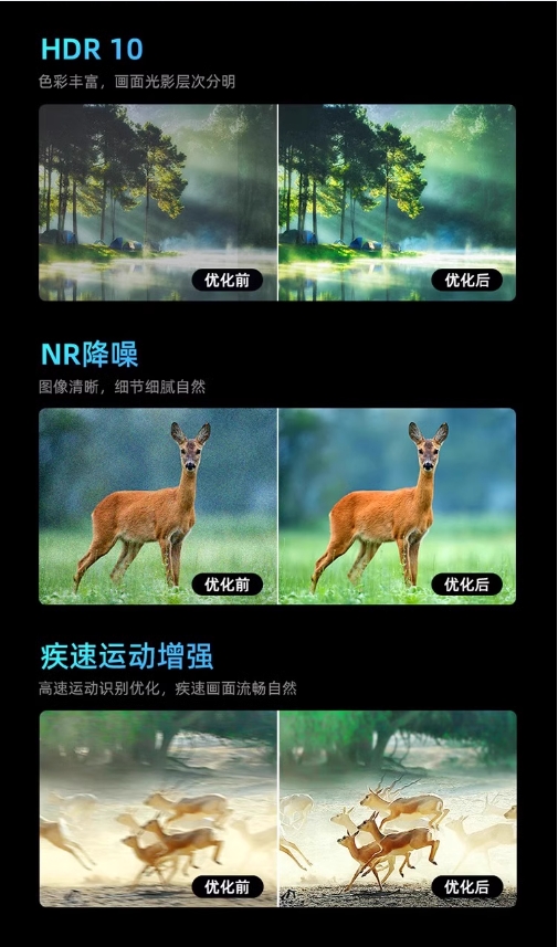 海信电视 75D3ND 75英寸120Hz疾速高刷 MEMC运动防抖 2+64GB 语音智控 U+画质引擎