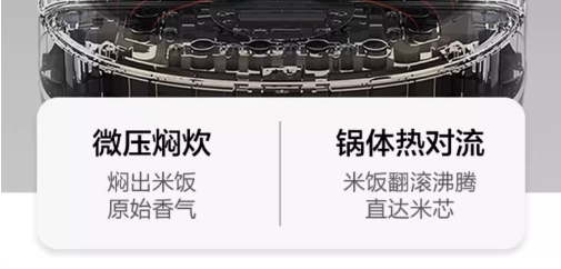 美的（Midea）电饭煲电饭锅家用4L智能预约匠铜聚能釜不粘内胆快速饭蒸煮米饭锅 4L MB-FB40E108