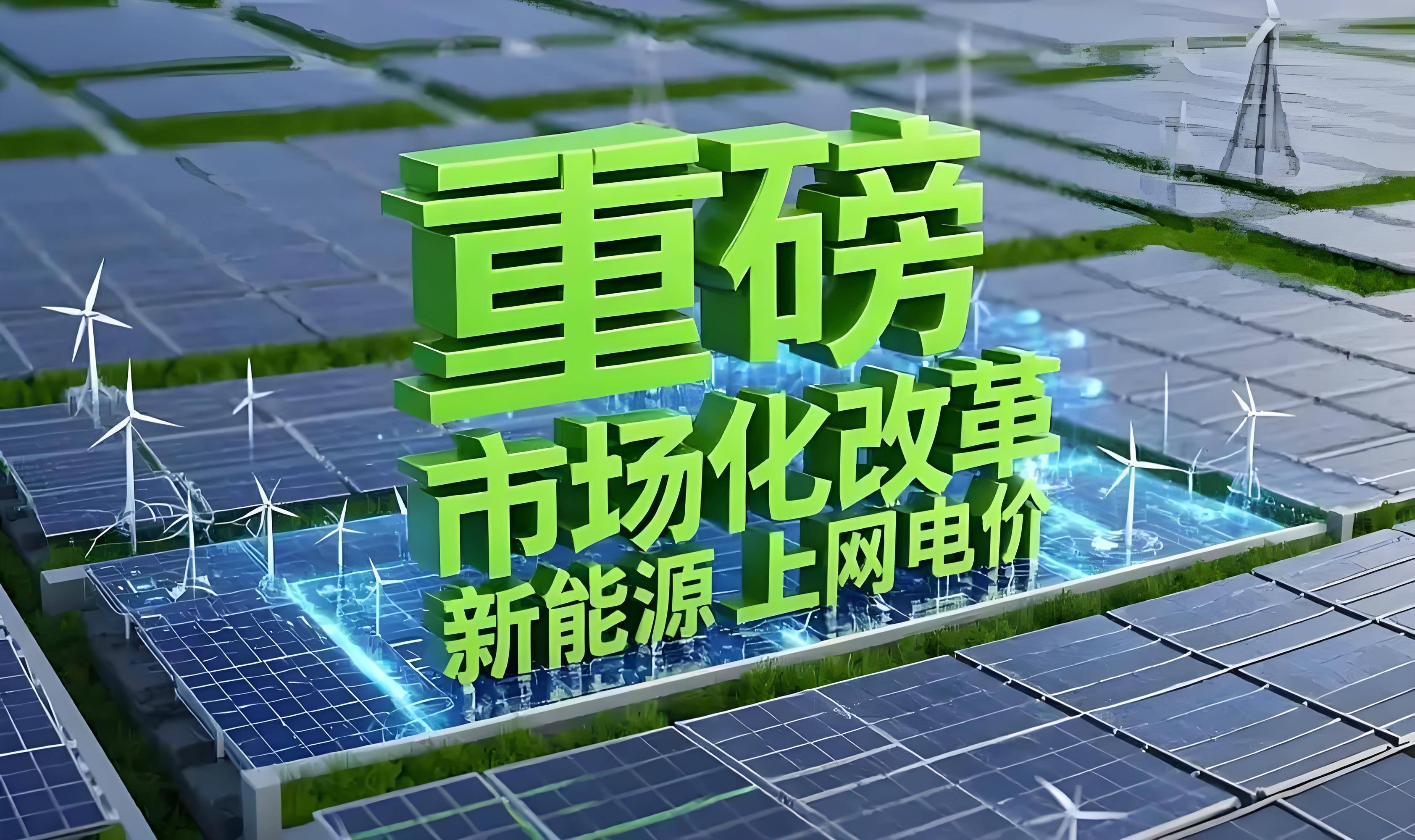 重磅 | 新能源上网电价市场化改革新政发布